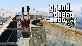 CUANDO TE TIRAS DE CABEZA CONTRA UN BUS!! PARKOUR GTA V CUANDO TE TIRAS DE CABEZA CONTRA UN BUS!! PARKOUR GTA V