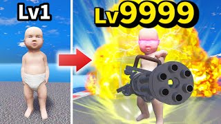 【GTA5】チートでLV9999になった赤ちゃんが超人的能力で世界を滅ぼそうとしてる...チート赤ちゃん暴走チャレンジ【Mrすまない】【グラセフ】