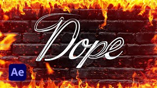 HOW TO ANIMATE CURSIVE TEXT (USING TRAPCODE 3D STROKE) AFTER EFFECTS TUTORIAL