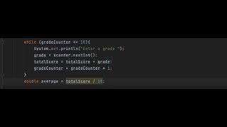 while loops