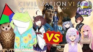 【civ6】配信者たちが全員日本で戦う！Bチームぬのペン視点！！【生放送】【Sid Meier’s Civilization® VI】【シヴィ祈祷祭】