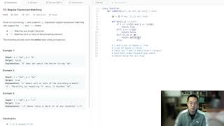 Regular Expression Matching Neetcode150 Series: (149 of 150) Leetcode