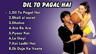 Dil To Pagal Hai.... Movie All Songs | Shahrukh Khan & Madhuri Dixit & Karisma Kapoor |