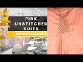 New Pink Unstitched Suit for Women 2021 Chandni Chowk | #shorts #unstitchedshorts #bridalshorts