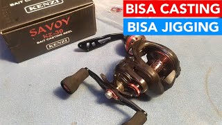 Kenzi Savoy KZ-30 Reel BC Body Carbon Drag Besar