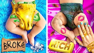 I WAS ADOPTED BY A BILLIONAIRE FAMILY | Broke vs Rich vs Uitra Rich by TeenVee