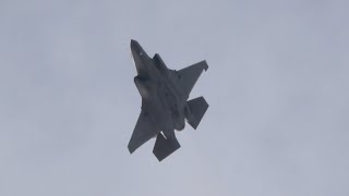 F-35 ペダルターン New Demo Team Awesome Super maneuver !! Back Flip \u0026 Pedal Turn !!!! 機動飛行