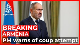 Armenia PM warns of coup attempt after army seeks his resignation