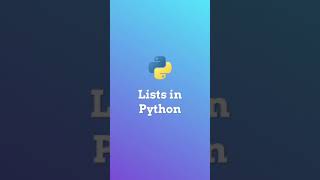 Lists in Python - Beginner Python Ep. 5