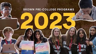 Brown Pre-College Summer 2023 Recap