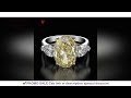 oevas 100% 925 sterling silver obal topaz created moissanite gemstone wedding engagement diamonds ri