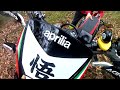 enduro aprilia rx 125 offroad test