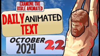 JW DAILY ANIMATED TEXT 🔵 YOU WILL BE WITH ME IN PARADISE ✅ EXAMINE THE BIBLE ANIMATED