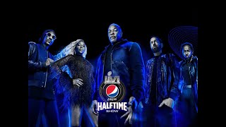 Dr. Dre, Snoop Dogg, Eminem, Mary J. Blige & Kendrick Lamar, en el intermedio del Super Bowl 2022