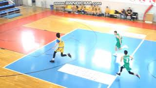 Ryan Soulis U15 Greece Basketball Born 2005 - 6'10'' - Block and Dunk