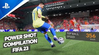 FIFA 23 | TESTING POWER SHOT COMPILATION (INSANE) | PS5
