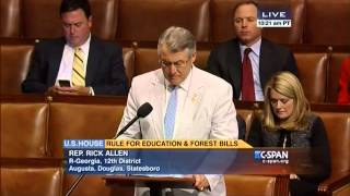 Congressman Allen Urges Passage of Student Success Act