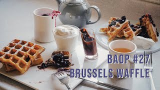 BAOP #27 Brussels Waffle ; 브뤼셀 와플 (winter dessert❄️) (Sub Kor/Eng)