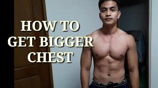 HOW TO GET BIGGER CHEST? | PAANO MAGPALAKI NG DIBDIB | WILSONATICS PH