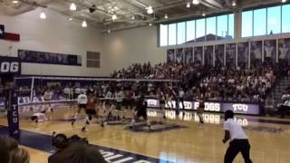 Texas Middle Blocker Chiaka Ogbogu vs. TCU