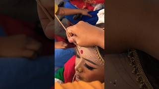 Bengali Bridal Makeup || Bridal Bindi Design || #shots #trending #vairal #bengaliwedding #bridal#bts