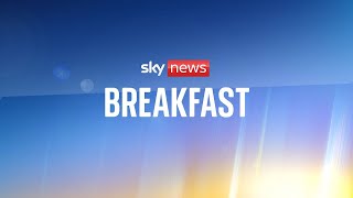 Sky News Breakfast live: Israeli 'regret' as it 'appears wrong munition used' in Maghazi strike