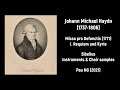 [Sheet music] Johann Michael Haydn (1737-1806) - Missa pro Defunctis (1771) I. Requiem und Kyrie