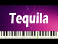 The Champs - Tequila Song - SUPER EASY PIANO TUTORIAL