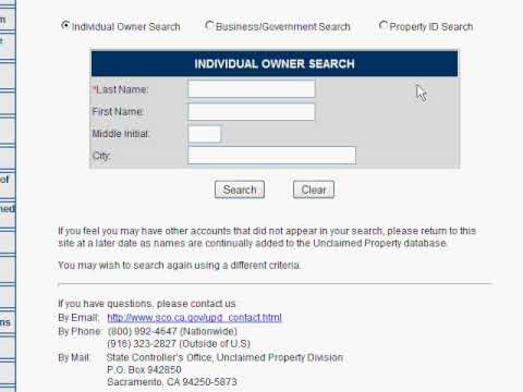 How to find and collect your lost or unclaimed money! How to find and collect your lost or unclaimed money!