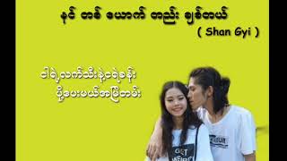 နင်တစ်ယောက်တည်းချစ်တယ်  - Shan Gyi