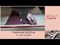 live u0026 unscripted freehand quilting waves