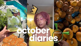 MONTHLY VLOG | diy costumes, skincare routine, movie night, yoga, Halloweekend in LA | Miss Tyra B