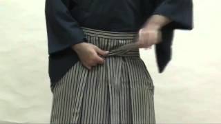 Tying hakama