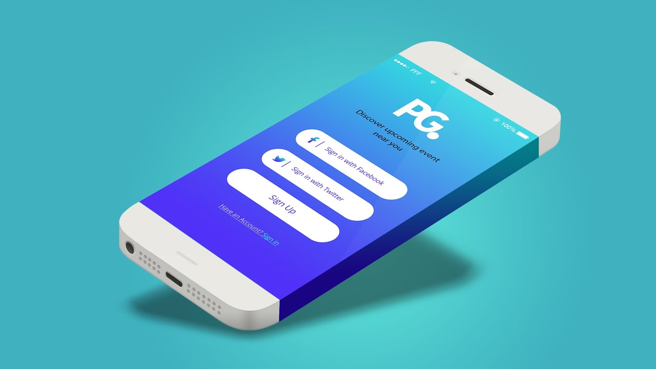 Mobile App Design Tutorial Photoshop Ui Ux Design Android Youtube