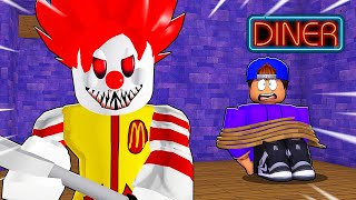 ROBLOX ESCAPE RONALD'S DINER OBBY! (SCARY OBBY!)