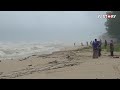 Keadaan Ombak Besar & Angin Kencang di Pantai Batu Buruk, Kuala Terengganu, Terengganu Darul Iman.