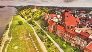 Film dronem Grudziądz zabytkowe spichlerze