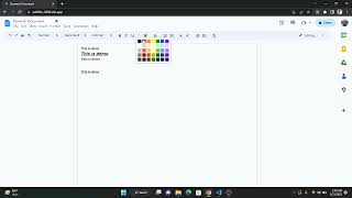Google Docs Clone using ReactJS and Tailwind CSS