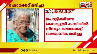 പൊട്ടികിടന്ന വൈദ്യുതി കമ്പിയിൽ നിന്നും ഷോക്കേറ്റ് വയോധിക മരിച്ചു