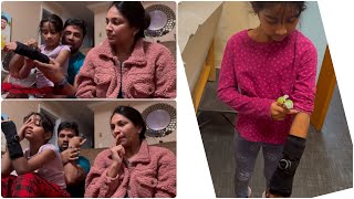 Never expected this to happen-Dityaa accidentally fractured her left wrist 😌 -Awareness video 🙏