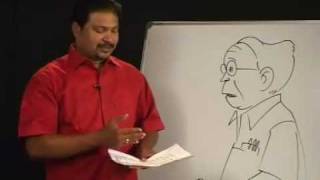 Cartoon Class of Super speedy Caricaturist S.Jithesh in Malayalam Language