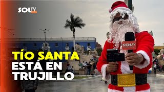 El Tío Santa visita Trujillo SOL TV, manda tus saludos sobrino