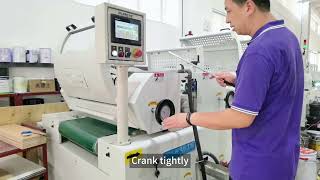 Surface Treatment Coating Machinery Positive Reverse Roller Coating Machine Introduction