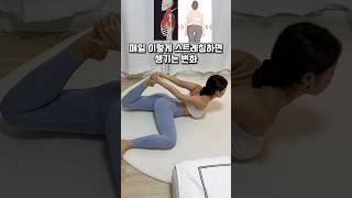 매일 이렇게 스트레칭하면 생기는 변화 #shorts #운동 #다이어트 #필라테스 #스트레칭 #자세교정