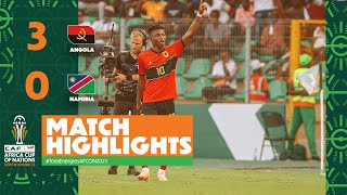 HIGHLIGHTS | Angola  🆚 Namibia | #TotalEnergiesAFCON2023 - Round of 16