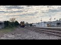 csx flared sd70mac 4810 goes light as l646 in martinez ga with friendly crew