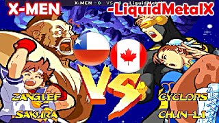 Marvel Super Heroes Vs. Street Fighter - X-MEN vs -LiquidMetalX