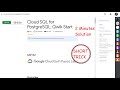 Cloud SQL for PostgreSQL : Qwik Start || SHORT TRICK || GSP152