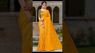 Beautiful Banarasi yellow saree ⭐ 💛⭐💛