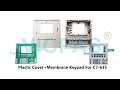 Membrane keypad for C7-635 6ES7635-2EC00-0AE3 replace with plastic case housing, screen and display